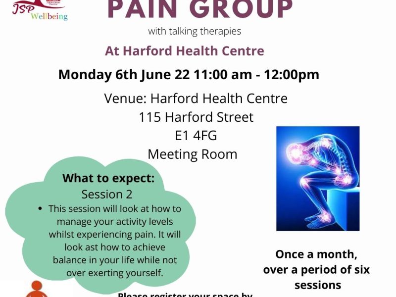 JSP Wellbeing Hub – Pain Group