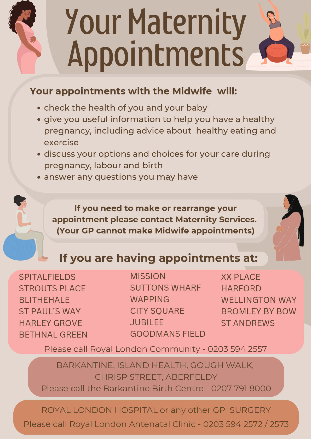 Your Maternity Appointments