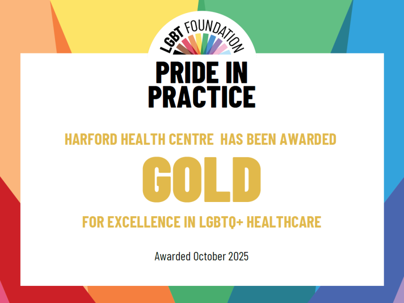 Pride in Practice Gold Award